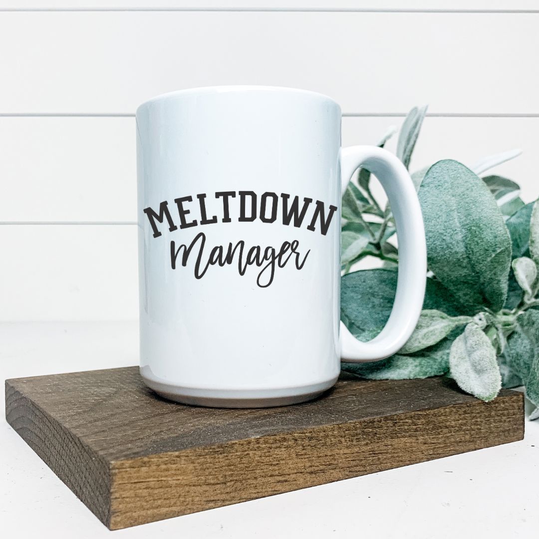MELTDOWN MANAGER MUG Harlow Boutique Official Online Store 