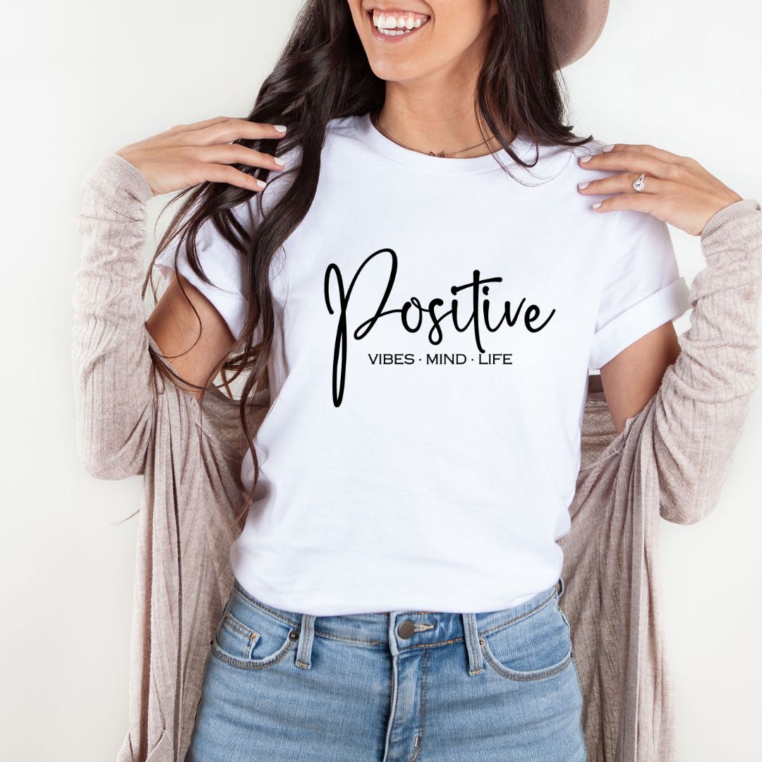 Positive Vibes Mind Life Shirts Harlow Boutique Official Online Store 