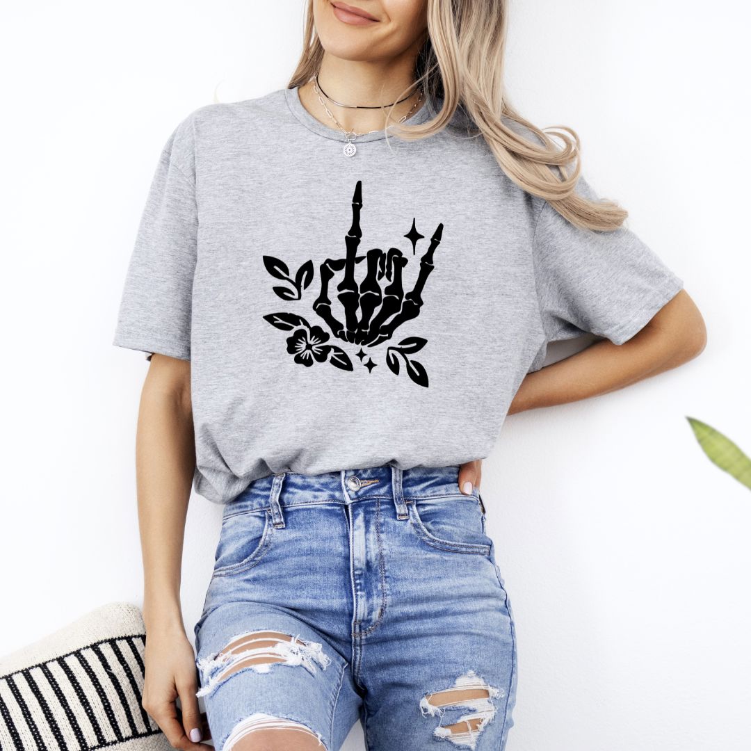 Skeleton Hand Shirts Harlow Boutique Official Online Store 