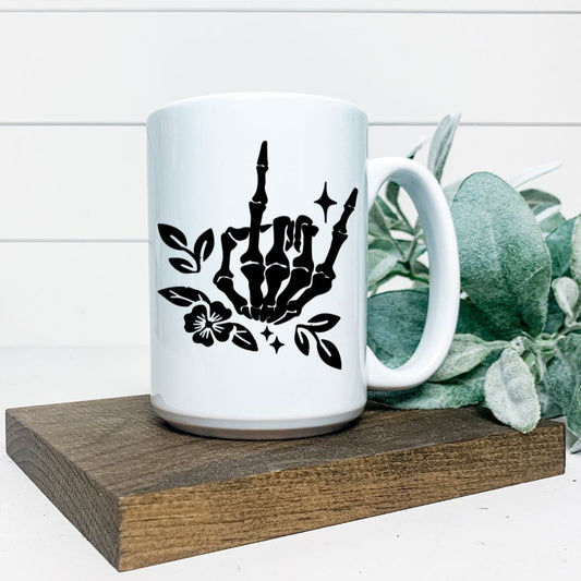 SKELETON HAND MUG Harlow Boutique Official Online Store 