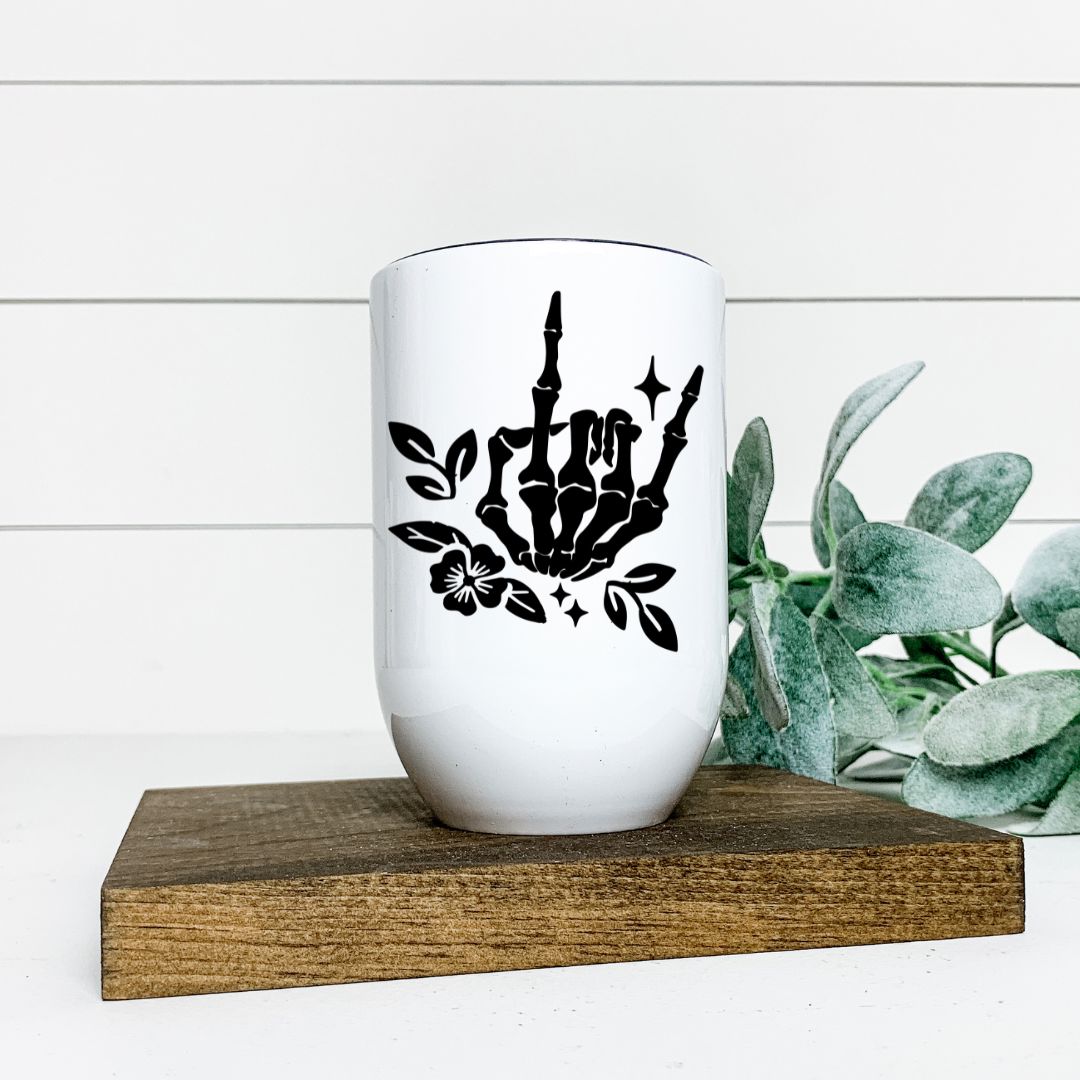 SKELETON HAND WINE TUMBLER Harlow Boutique Official Online Store 