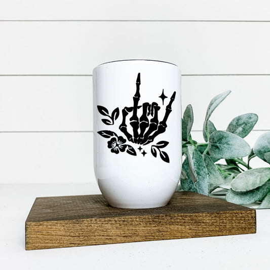 SKELETON HAND WINE TUMBLER Harlow Boutique Official Online Store 