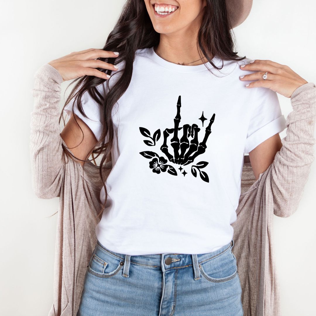 Skeleton Hand Shirts Harlow Boutique Official Online Store 