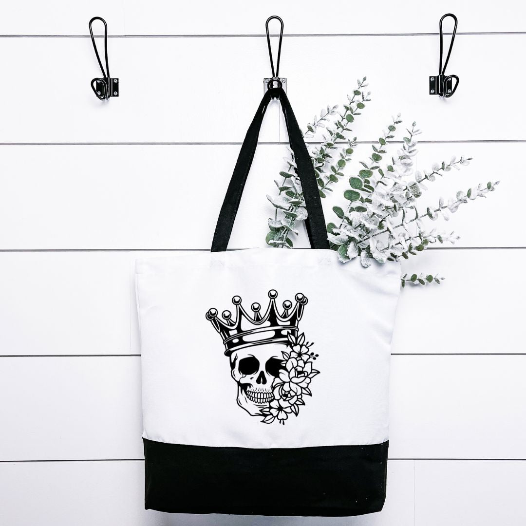 Skull Crown Tote Bag Harlow Boutique Official Online Store 