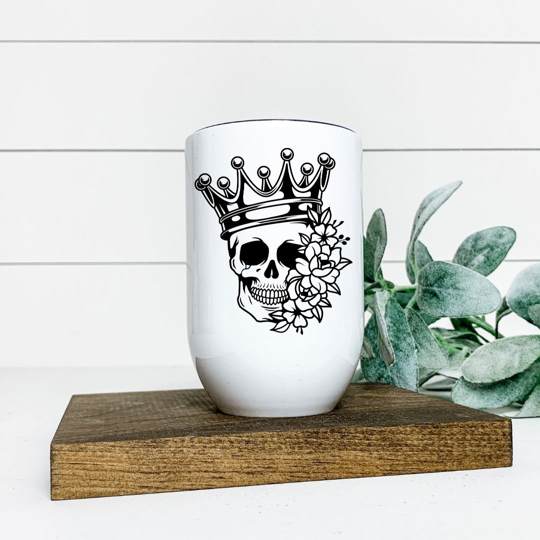 SKULL CROWN WINE TUMBLER Harlow Boutique Official Online Store 