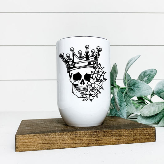 SKULL CROWN WINE TUMBLER Harlow Boutique Official Online Store 
