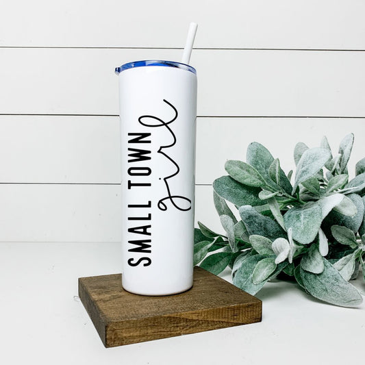SMALL TOWN GIRL TALL TUMBLER Tumblers Harlow Boutique Official Online Store 