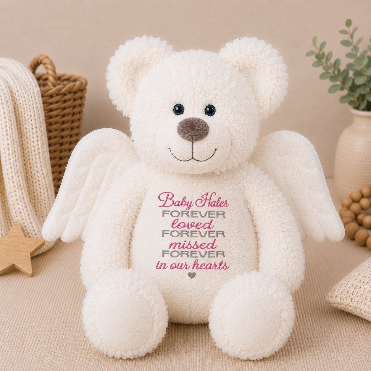 Forever Loved Forever Missed Forever in our Hearts Memorial Stuffed Animals