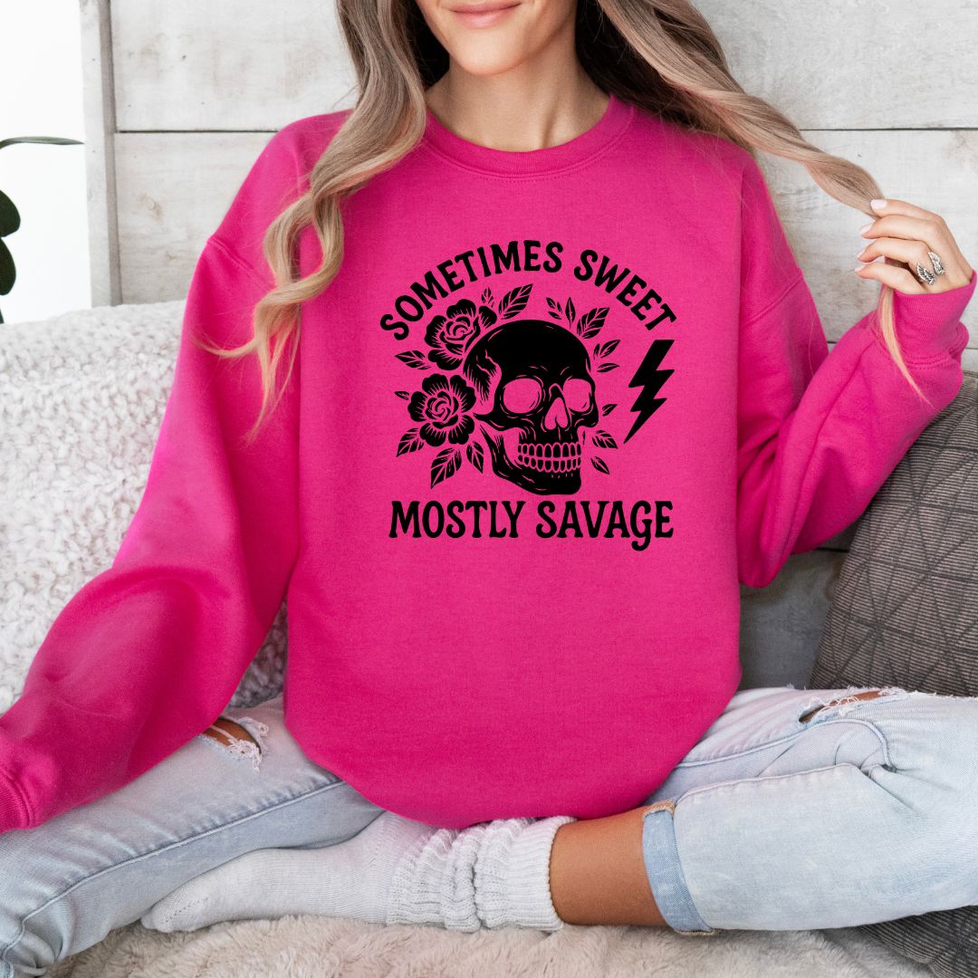 Sometimes Sweet Mostly Savage Shirts Harlow Boutique Official Online Store 