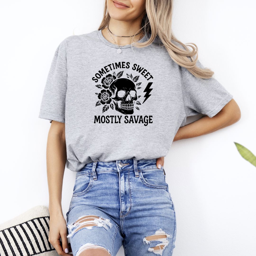 Sometimes Sweet Mostly Savage Shirts Harlow Boutique Official Online Store 