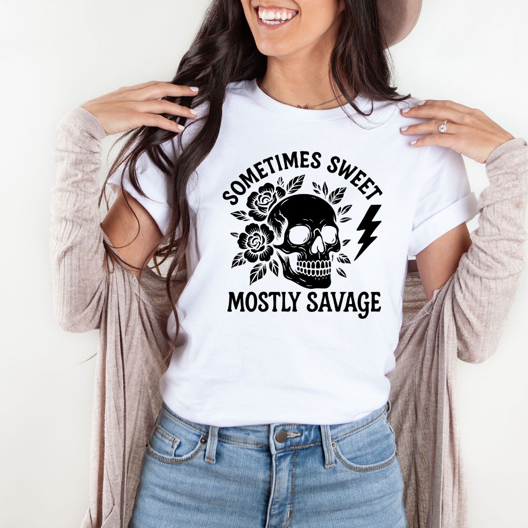 Sometimes Sweet Mostly Savage Shirts Harlow Boutique Official Online Store 