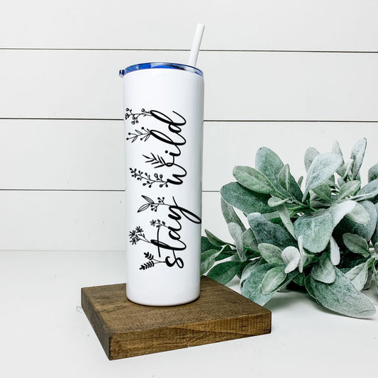 STAY WILD TALL TUMBLER Tumblers Harlow Boutique Official Online Store 