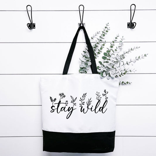 Stay Wild Tote Bag Harlow Boutique Official Online Store 