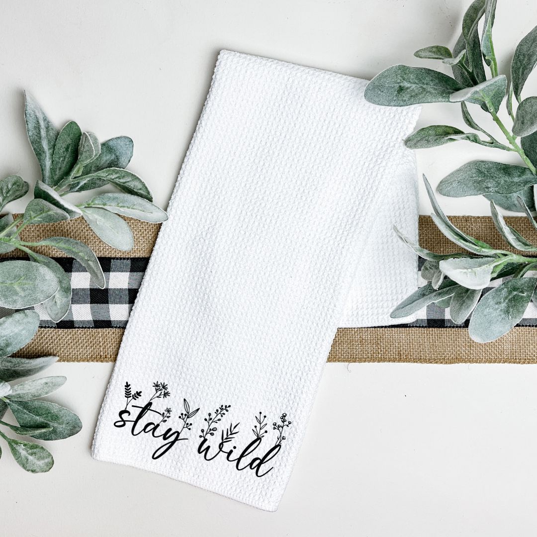 STAY WILD TEA TOWEL Tea Towel Harlow Boutique Official Online Store 