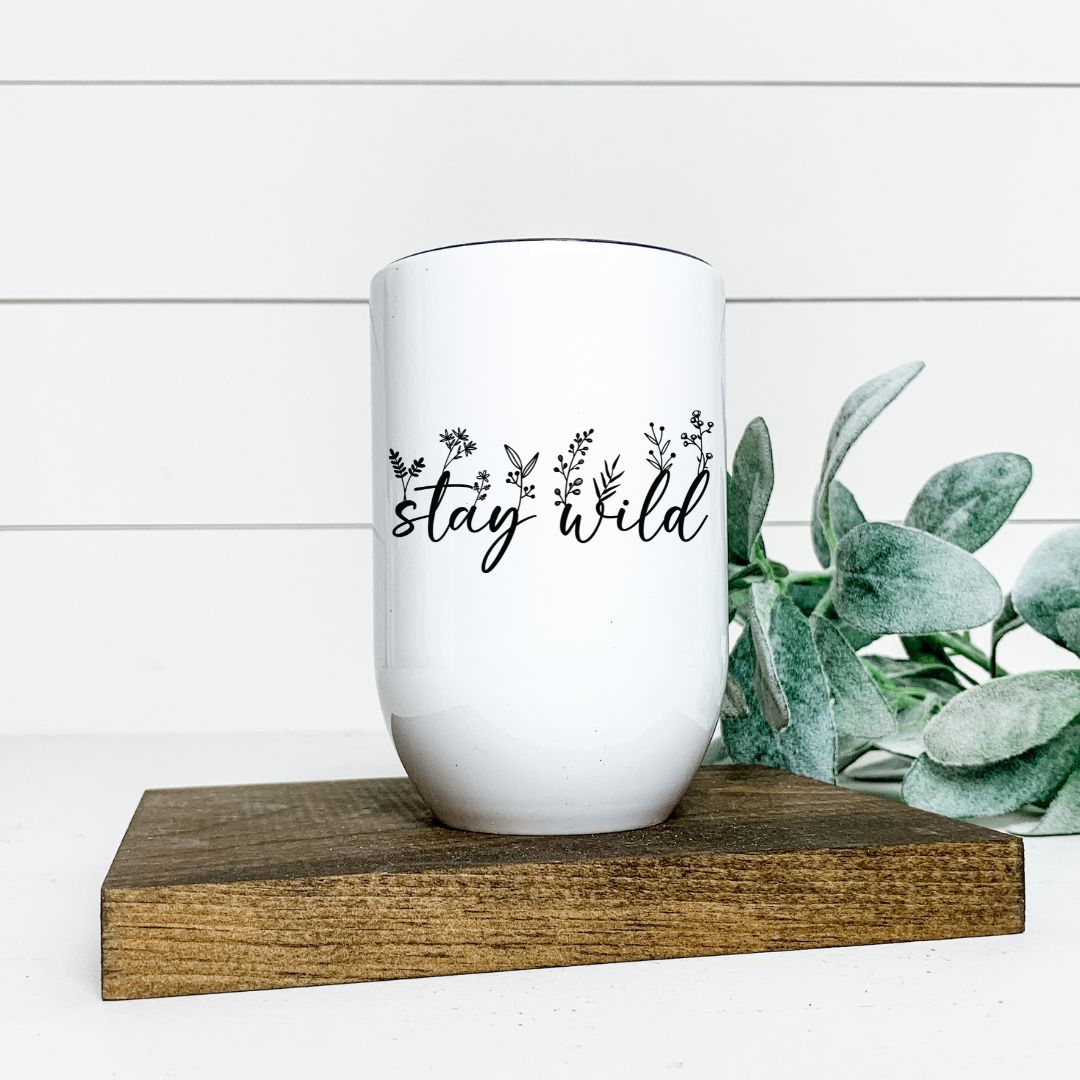STAY WILD WINE TUMBLER Harlow Boutique Official Online Store 