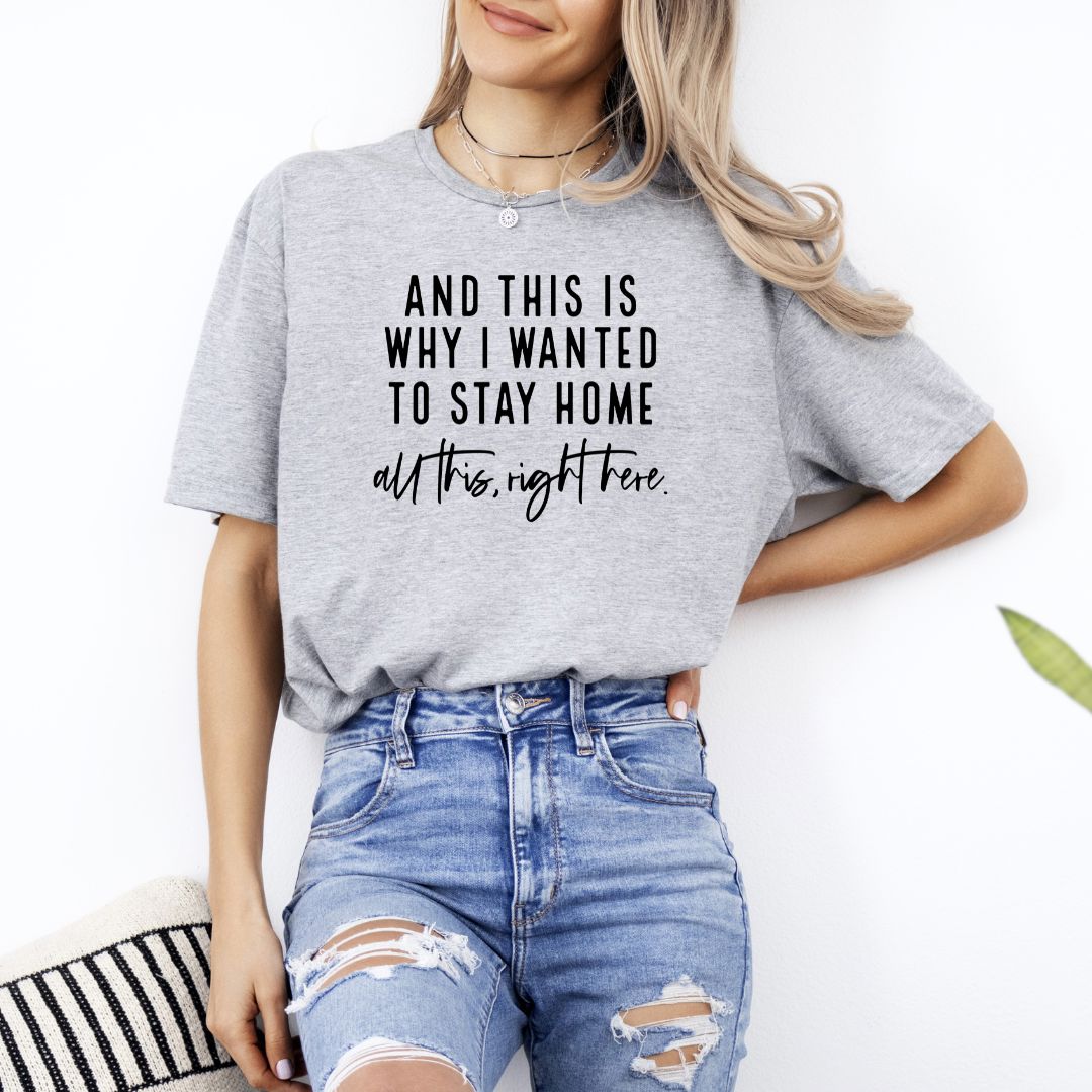 And This Is Why I wanted To Stay Home Shirts Harlow Boutique Official Online Store 
