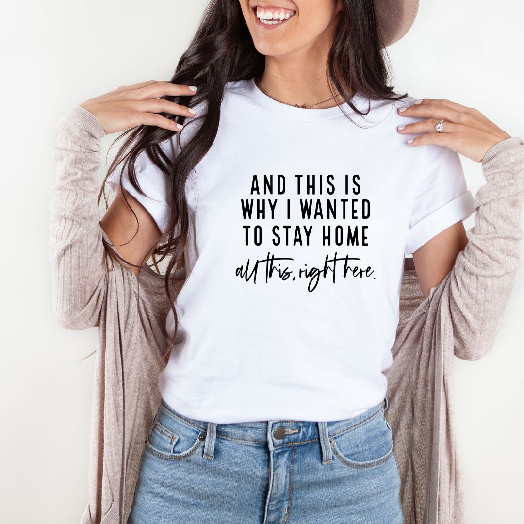 And This Is Why I wanted To Stay Home Shirts Harlow Boutique Official Online Store 