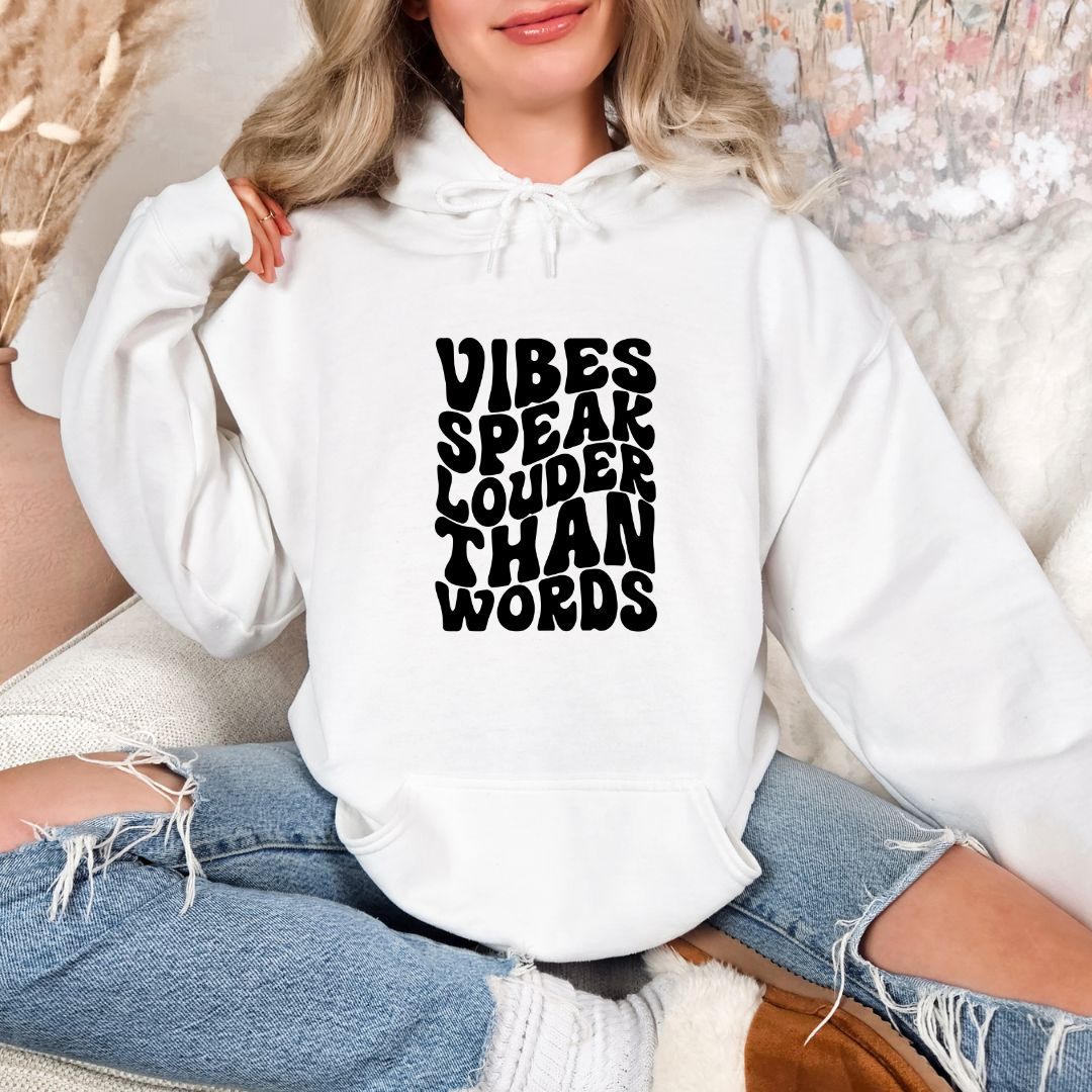 Vibes Speak Louder Than Words Shirts Harlow Boutique Official Online Store 