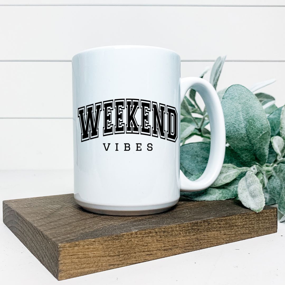 WEEKEND VIBES MUG Harlow Boutique Official Online Store 