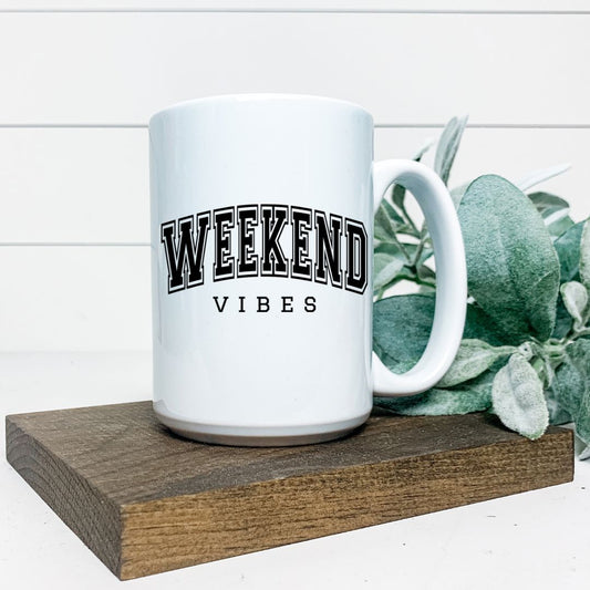WEEKEND VIBES MUG Harlow Boutique Official Online Store 