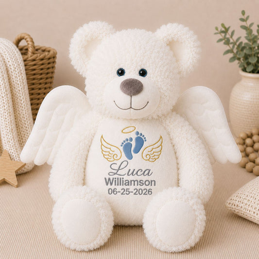 Memorial Name & Date Stuffed Animals Stuffed Animal Harlow Boutique Official Online Store 