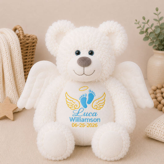 Memorial Name & Date Stuffed Animals Stuffed Animal Harlow Boutique Official Online Store 