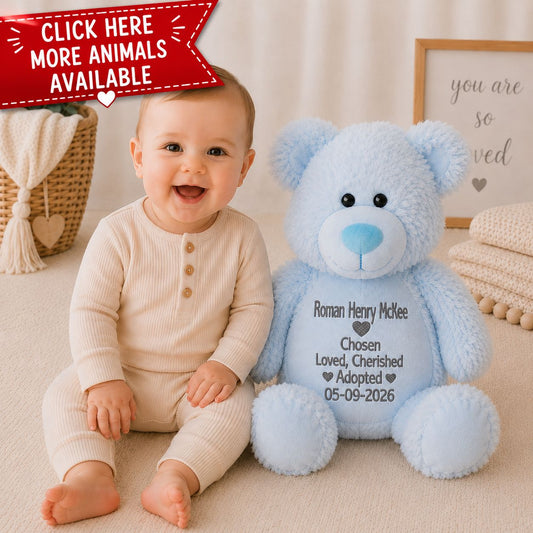 Adoption Day Quote Stuffed Animals Stuffed Animal Harlow Boutique Official Online Store 