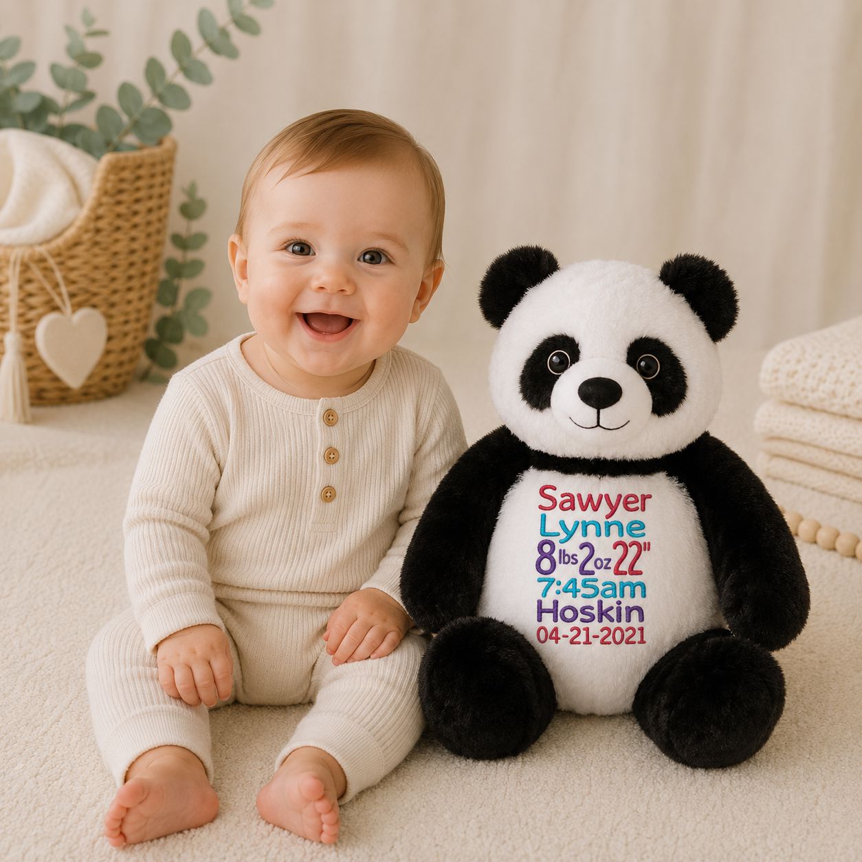 Peyton Panda Stuffed Animal Stuffed Animal Harlow Boutique Official Online Store 