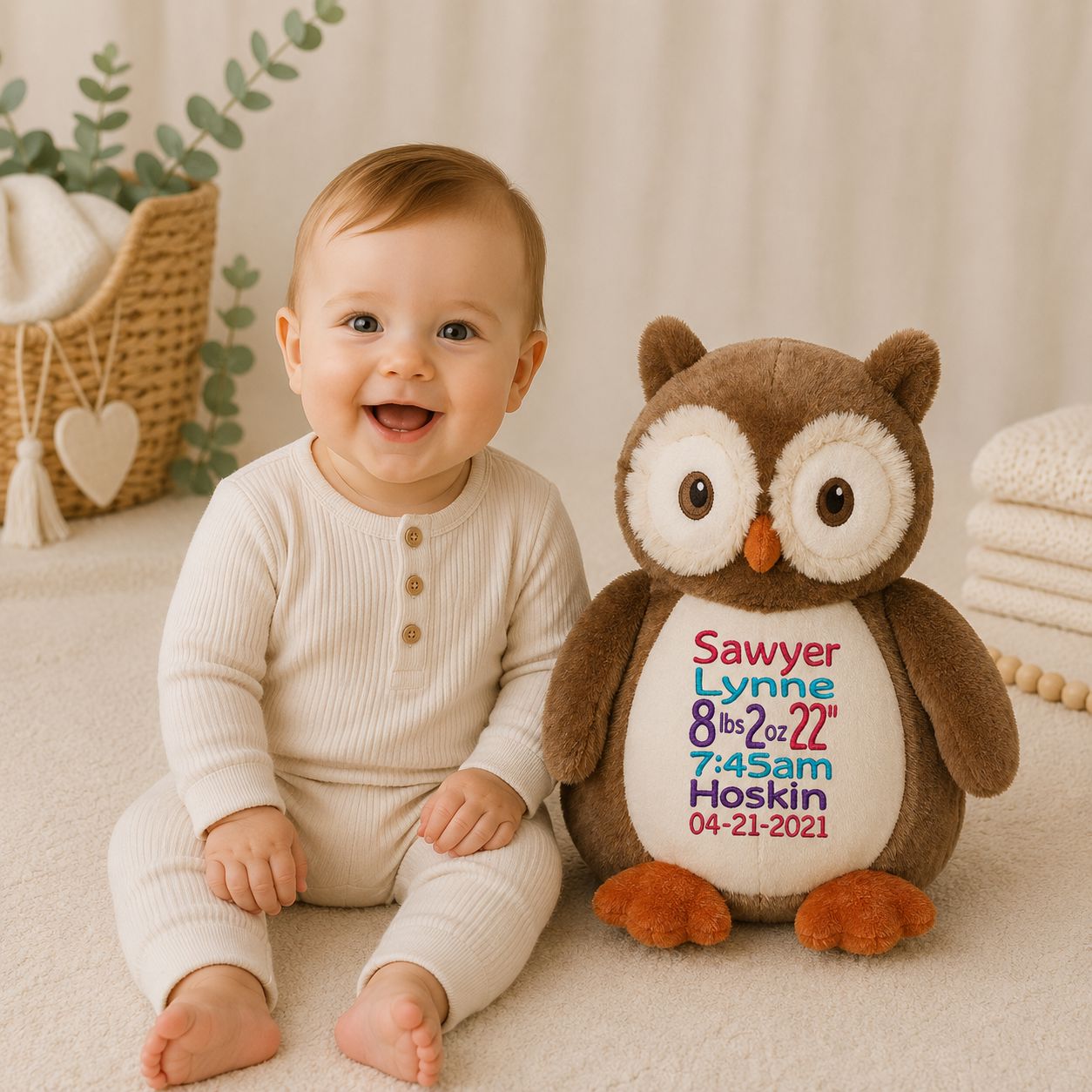 Okie Owl Stuffed Animal Stuffed Animal Harlow Boutique Official Online Store 