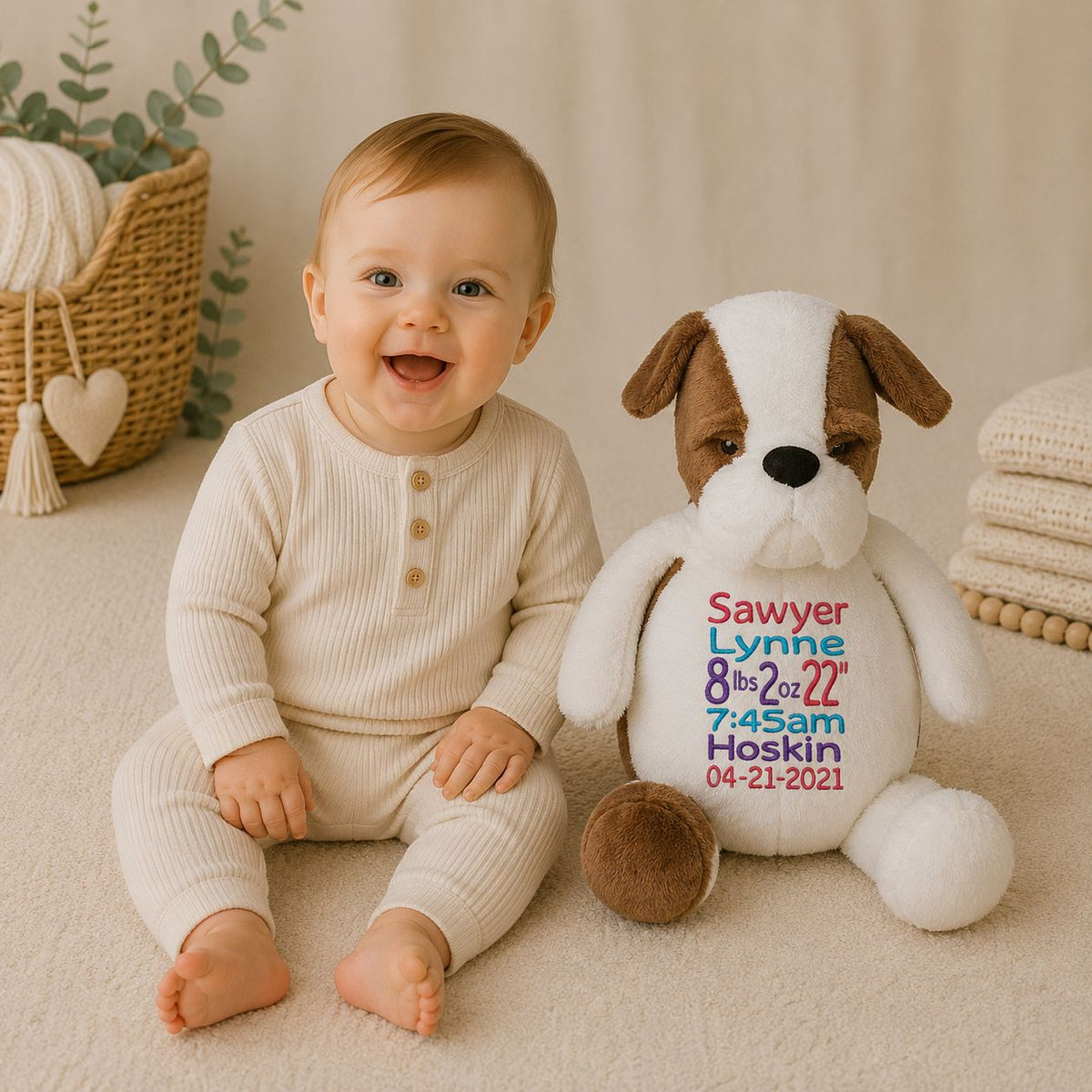 Buster Bulldog Stuffed Animal Stuffed Animal Harlow Boutique Official Online Store 