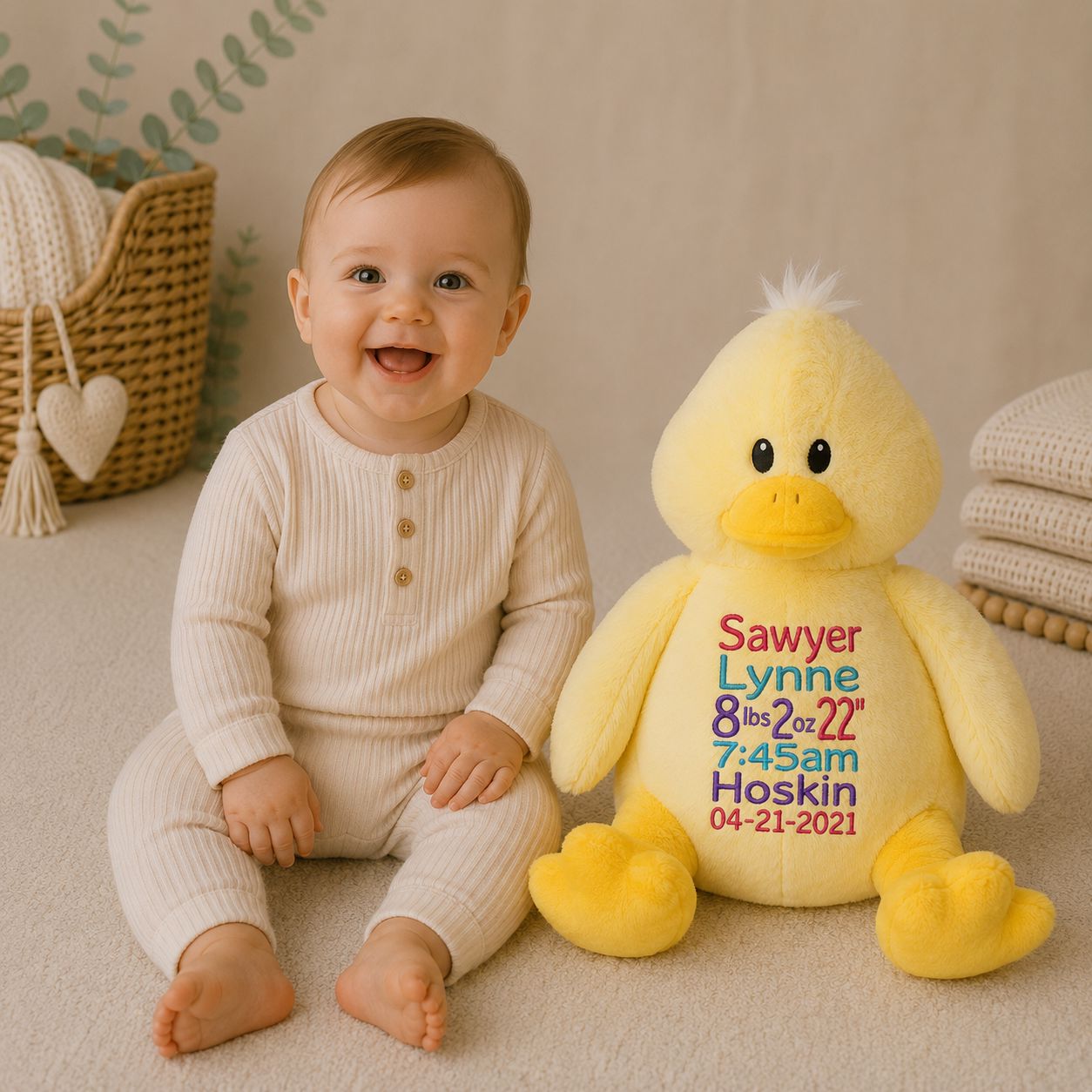 Quincy Duck Stuffed Animal Stuffed Animal Harlow Boutique Official Online Store 