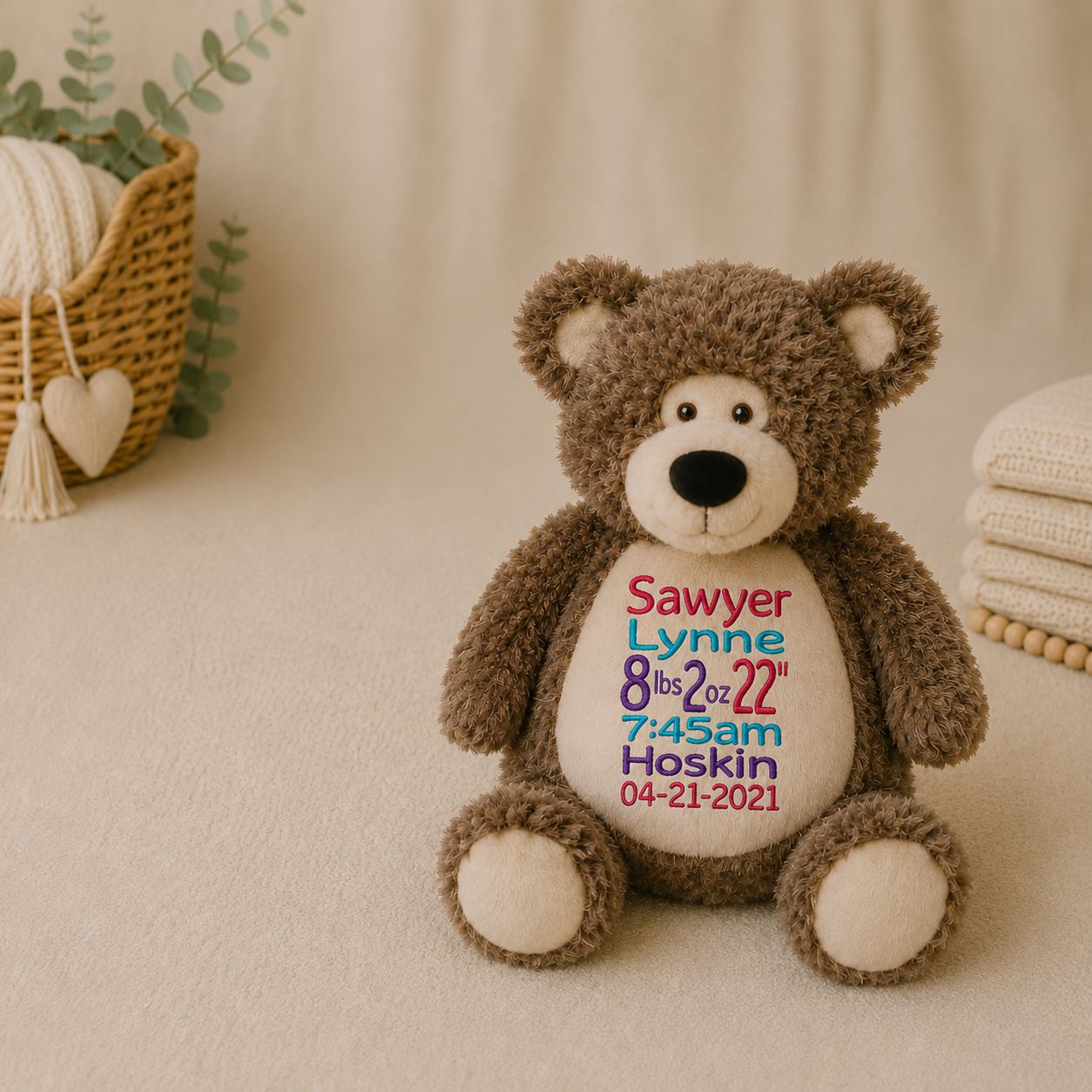 Brown Bear Stuffed Animal Stuffed Animal Harlow Boutique Official Online Store 