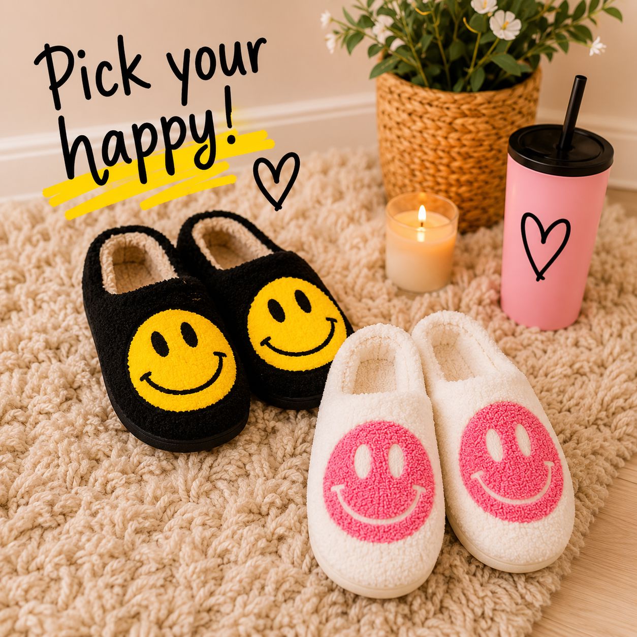 Smile Slippers Slippers Harlow Boutique Official Online Store 