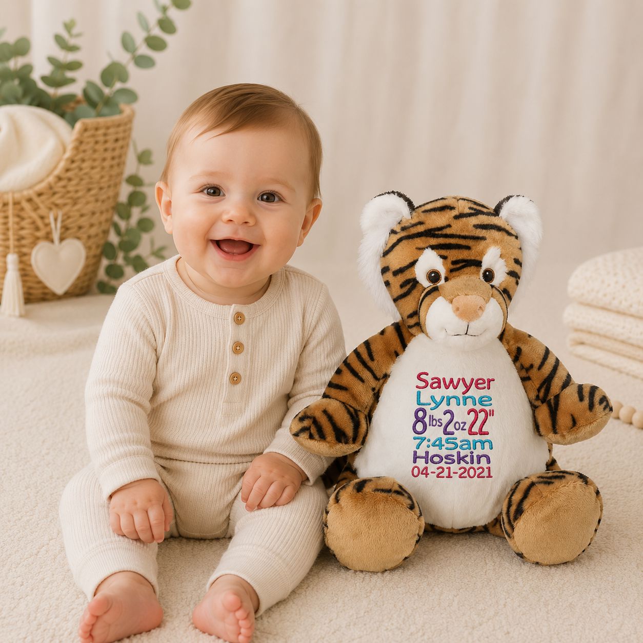Tori Tiger Stuffed Animal Stuffed Animal Harlow Boutique Official Online Store 