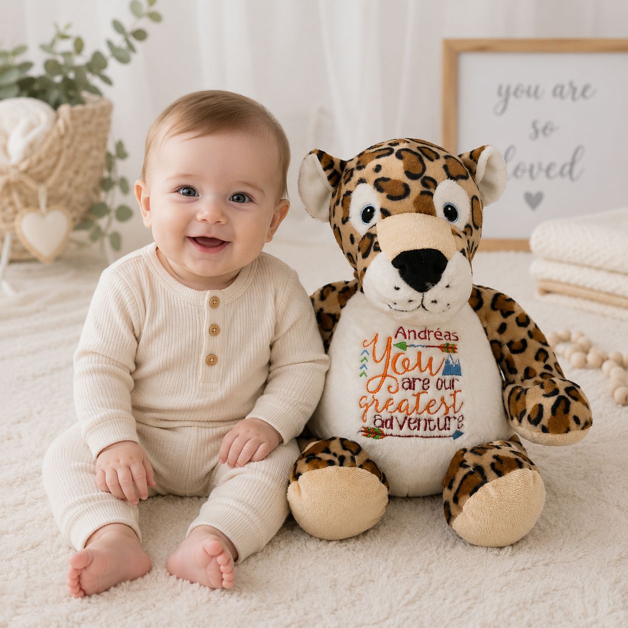 LeRoy Leopard Stuffed Animal Stuffed Animal Harlow Boutique Official Online Store 