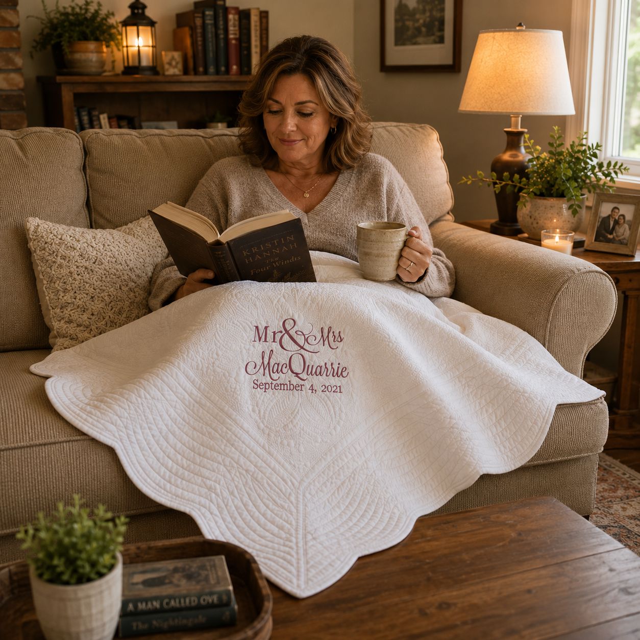 Wedding Anniversary Heirloom Quilt **BEST SELLER** mws_apo_generated Harlow Baby Boutique Official Website 