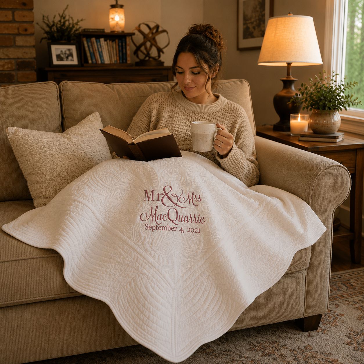 Wedding Anniversary Heirloom Quilt **BEST SELLER** mws_apo_generated Harlow Baby Boutique Official Website 