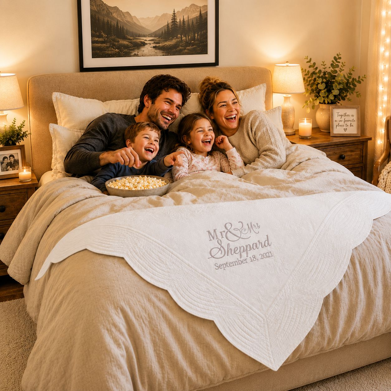 Wedding Anniversary Heirloom Quilt **BEST SELLER** mws_apo_generated Harlow Baby Boutique Official Website 