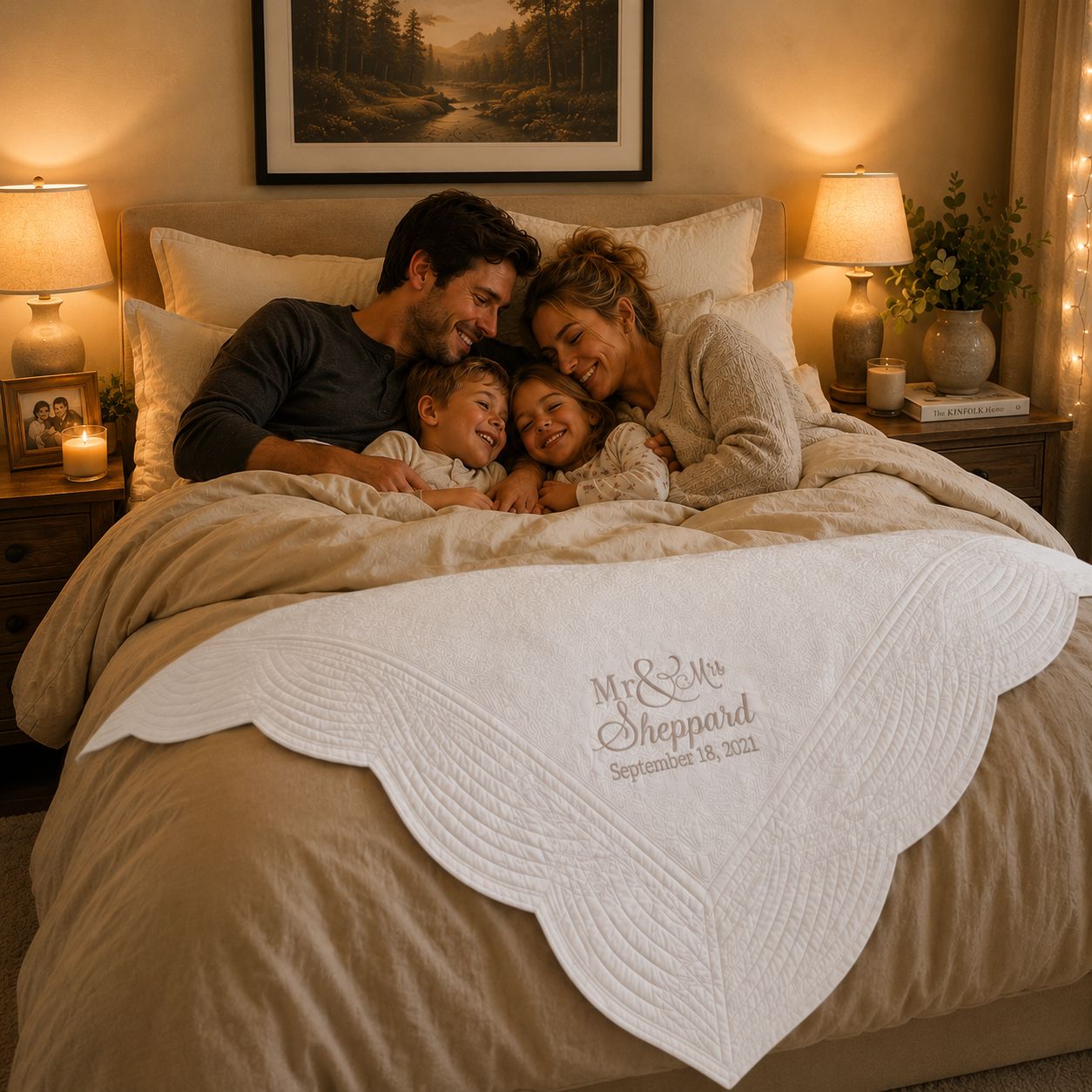 Wedding Anniversary Heirloom Quilt **BEST SELLER** mws_apo_generated Harlow Baby Boutique Official Website 