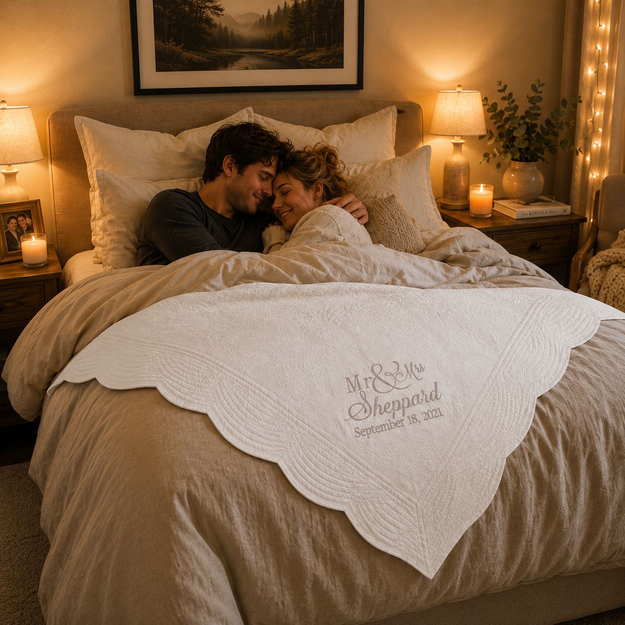 Wedding Anniversary Heirloom Quilt **BEST SELLER** mws_apo_generated Harlow Baby Boutique Official Website 
