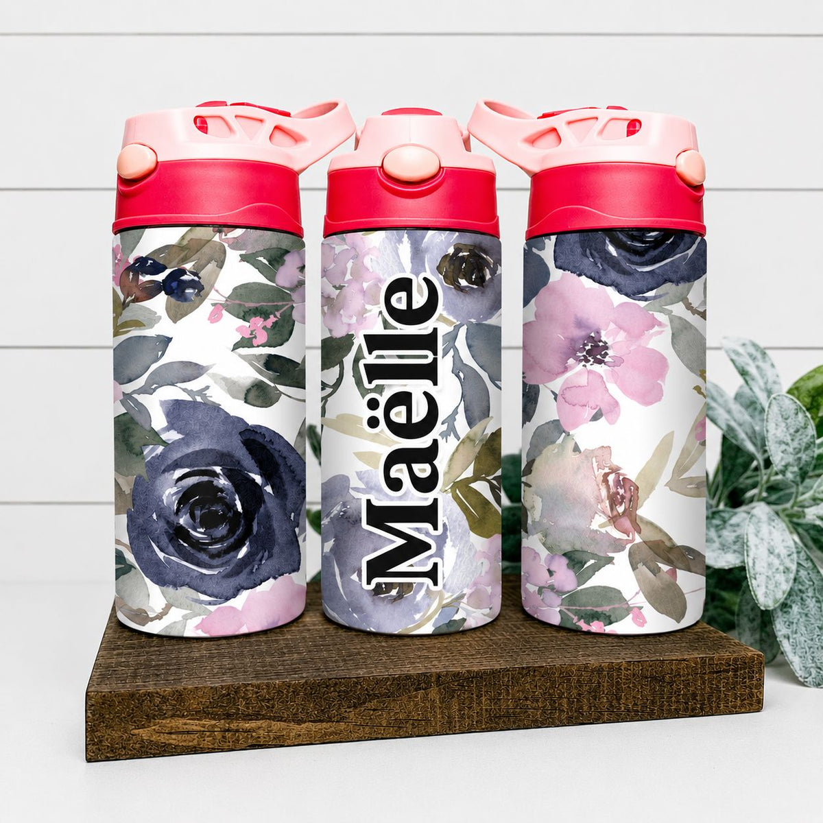 PURPLE FLORAL TUMBLER Harlow Baby Boutique Official Website 