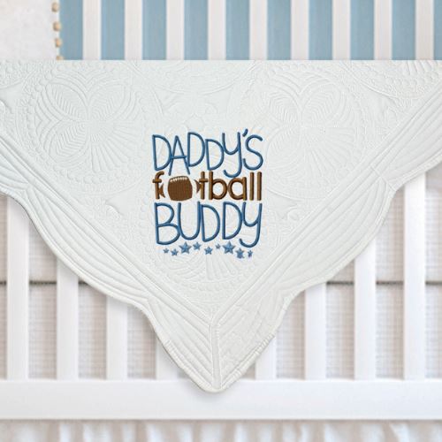 Daddys Football Buddy Quilt Heirloom Quilt Harlow Boutique Official Online Store 