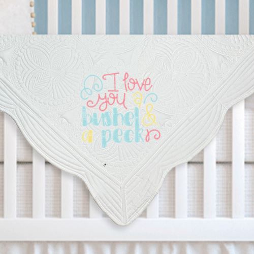 I Love You A Bushel & A Peck Quilt Heirloom Quilt Harlow Boutique Official Online Store 