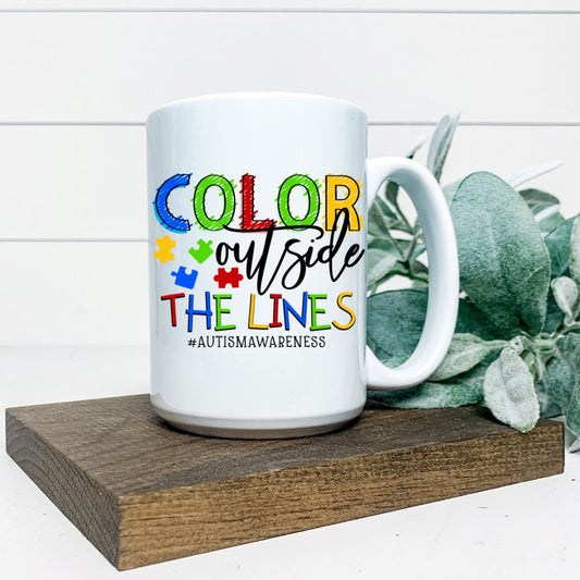 COLOR OUTSIDE THE LINES MUG Harlow Boutique Official Online Store 