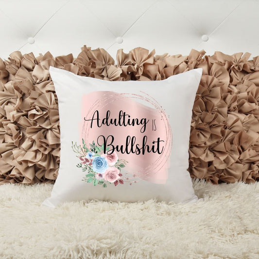 ADULTING IS BULLSHIT PILLOW Harlow Boutique Official Online Store 