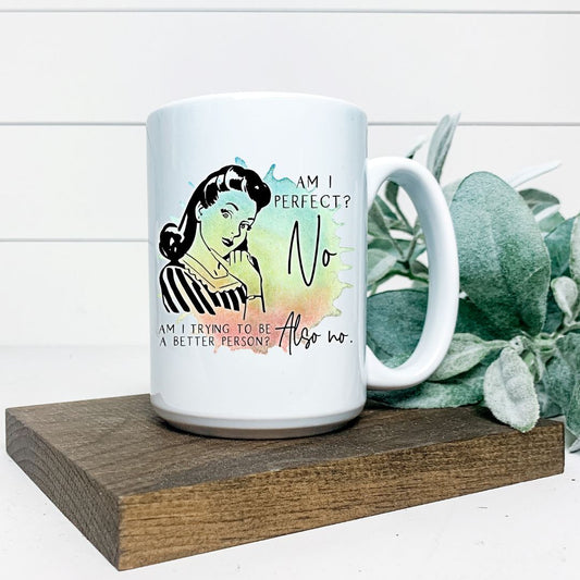 AM I PERFECT MUG Harlow Boutique Official Online Store 