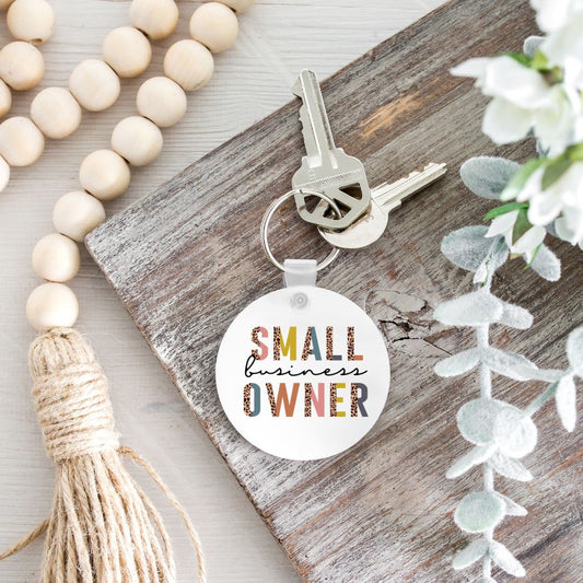 SMALL BUSINESS OWNER KEYCHAIN Harlow Boutique Official Online Store 