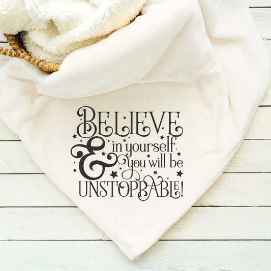 Believe in Yourself Blanket Blankets Harlow Boutique Official Online Store 