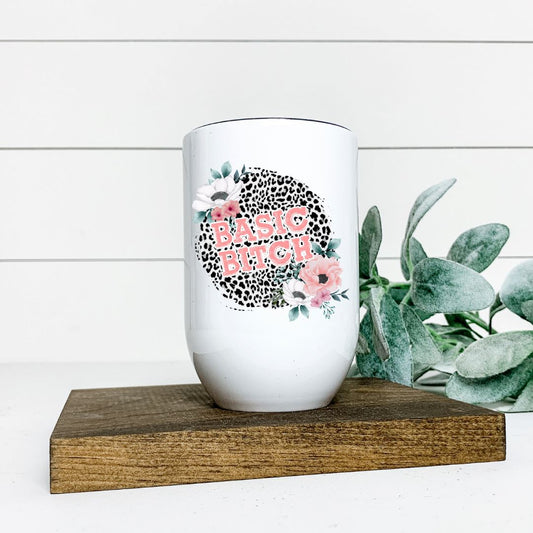 BASIC BITCH WINE TUMBLER Harlow Boutique Official Online Store 