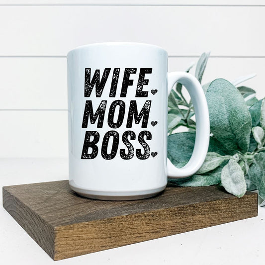 WIFE MOM BOSS MUG Harlow Boutique Official Online Store 